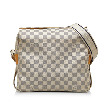 LOUIS VUITTON Damier Azur Naviglio Crossbody Bag