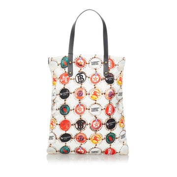 Burberry Printed Nylon Flat Tote Bag