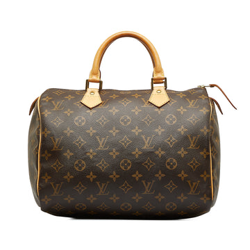 LOUIS VUITTON Monogram Speedy 30 Boston Bag