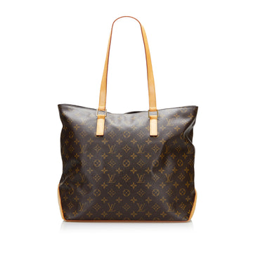 LOUIS VUITTON Monogram Cabas Mezzo Tote Bag