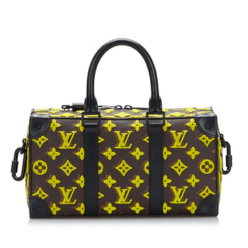 Louis Vuitton Monogram Tuffetage Speedy Trunk Satchel