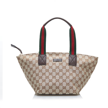 Gucci GG Canvas Web Handbag