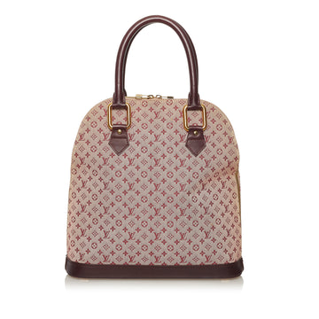 Louis Vuitton Alma Mini Lin Haut Handbag