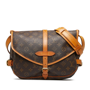 LOUIS VUITTON Monogram Saumur 30 Crossbody Bag