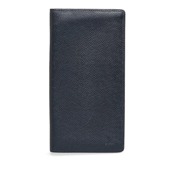 LOUIS VUITTON Taiga Brazza Long Wallets