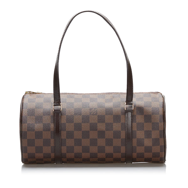 Louis Vuitton Papillon 30 Damier Ebene Barrel Bag on SALE