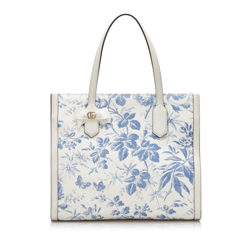 GUCCI GG Ribbon Herbarium Tote Tote Bag