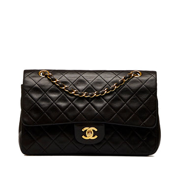 CHANEL Medium Classic Lambskin Double Flap Shoulder Bag