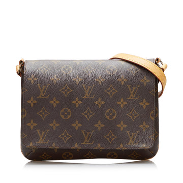 LOUIS VUITTON Monogram Musette Tango Long Strap Crossbody Bag