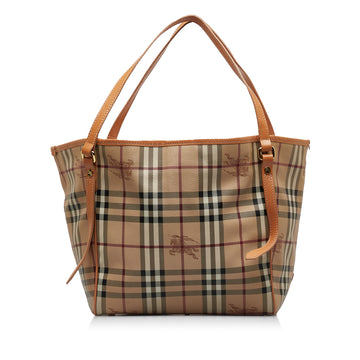 BURBERRY Haymarket Check Canterbury Tote Bag