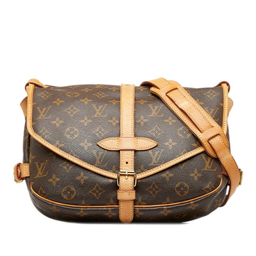 LOUIS VUITTON Monogram Saumur 25 Crossbody Bag