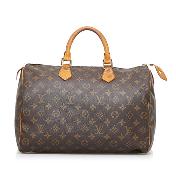 LOUIS VUITTON Monogram Speedy 35 Boston Bag