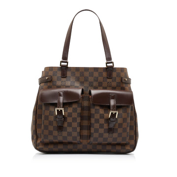 LOUIS VUITTON Damier Ebene Uzes Tote Bag