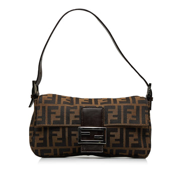 FENDI Zucca Canvas Baguette