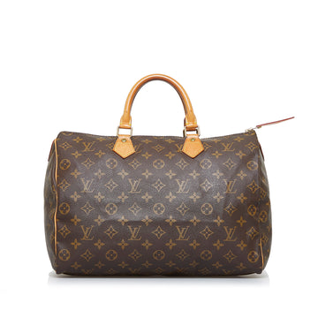 LOUIS VUITTON Monogram Speedy 35 Boston Bag