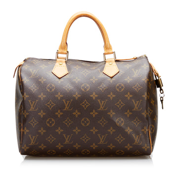 Louis Vuitton Monogram Speedy 30 Boston Bag