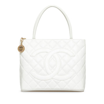 CHANEL Caviar Medallion Tote Bag