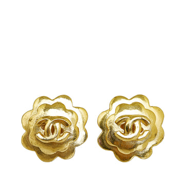 CHANEL CC Clip On Earrings Costume Earrings