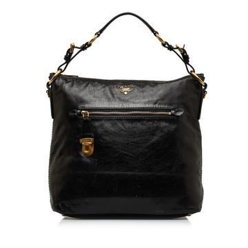 PRADA Vitello Shine Shoulder Bag