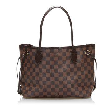 Louis Vuitton Damier Ebene Neverfull PM Handbag