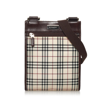 Burberry House Check Canvas Crossbody Bag