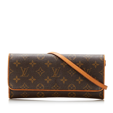 Louis Vuitton Monogram Pochette Twin GM Crossbody Bag