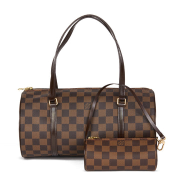 Louis Vuitton Damier Ebene Coated Canvas Papillon 30 Set Tote