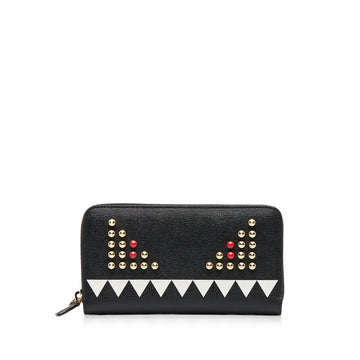 FENDI Monster Zip Around Wallet Long Wallets