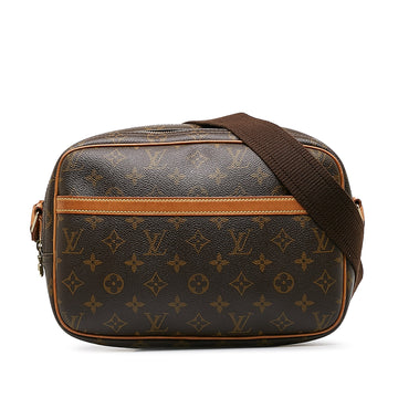 LOUIS VUITTON Monogram Reporter PM Crossbody Bag