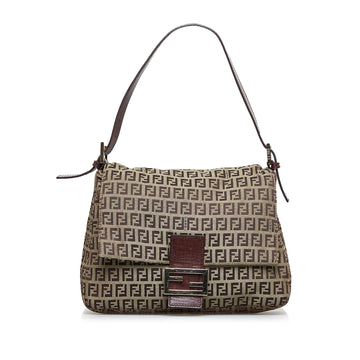 FENDI Zucchino Mamma Forever Shoulder Bag