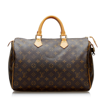 Louis Vuitton Monogram Speedy 35 Boston Bag