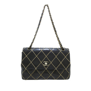 CHANEL Wild Stitch Single Flap Bag