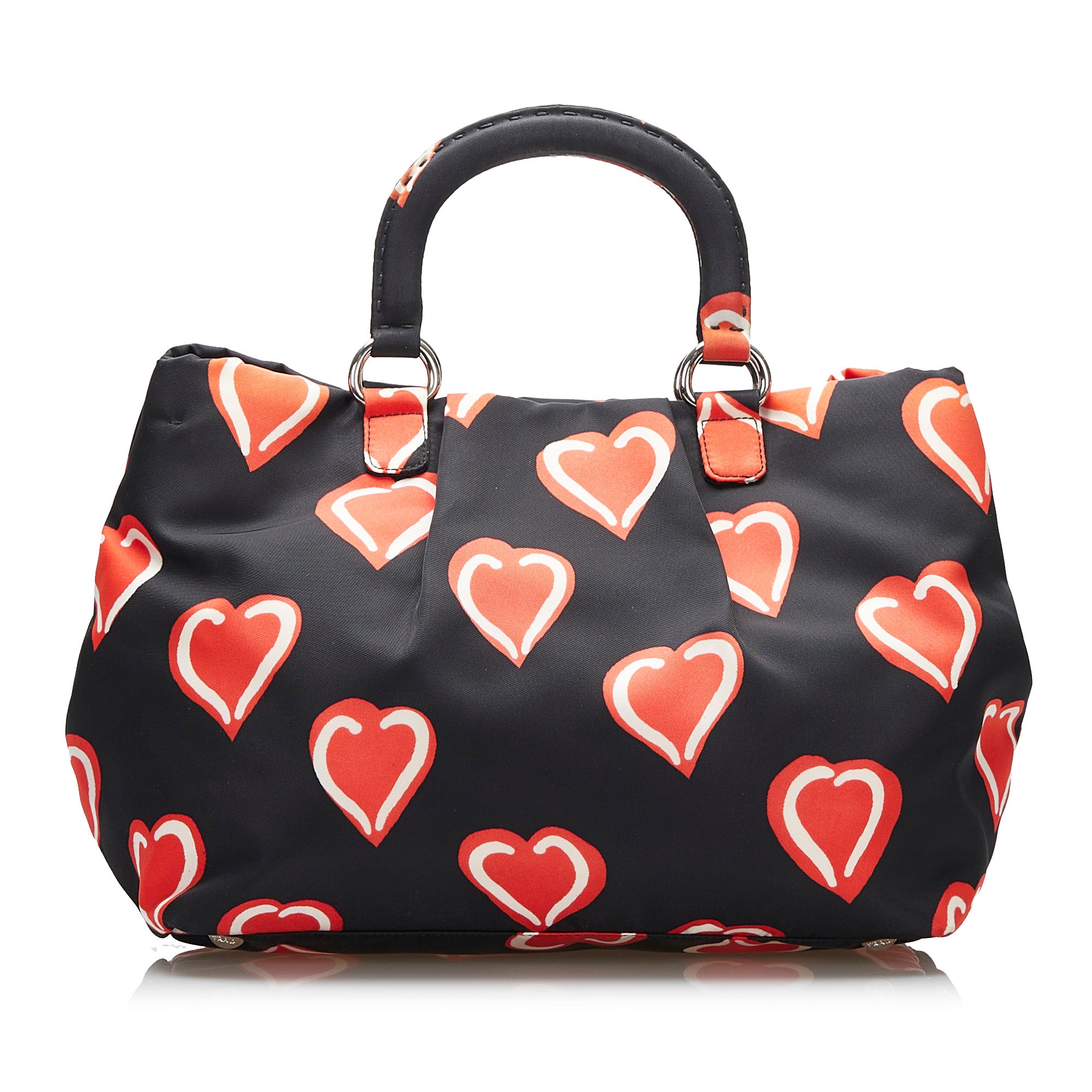 PRADA Tessuto Heart Satchel