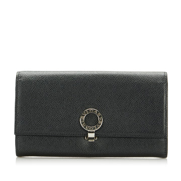 Bvlgari Leather Continental Long Wallet Long Wallets