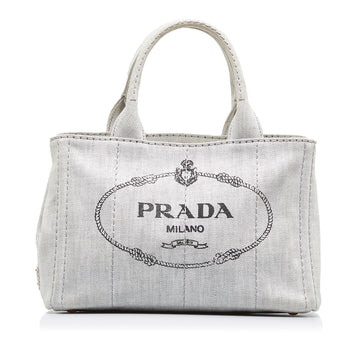 PRADA Canapa Logo Handbag