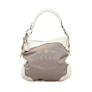 PRADA Canapa Logo Shoulder Bag