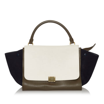 Celine Medium Trapeze Leather Satchel