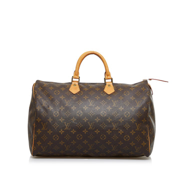 LOUIS VUITTON Monogram Speedy 40 Boston Bag