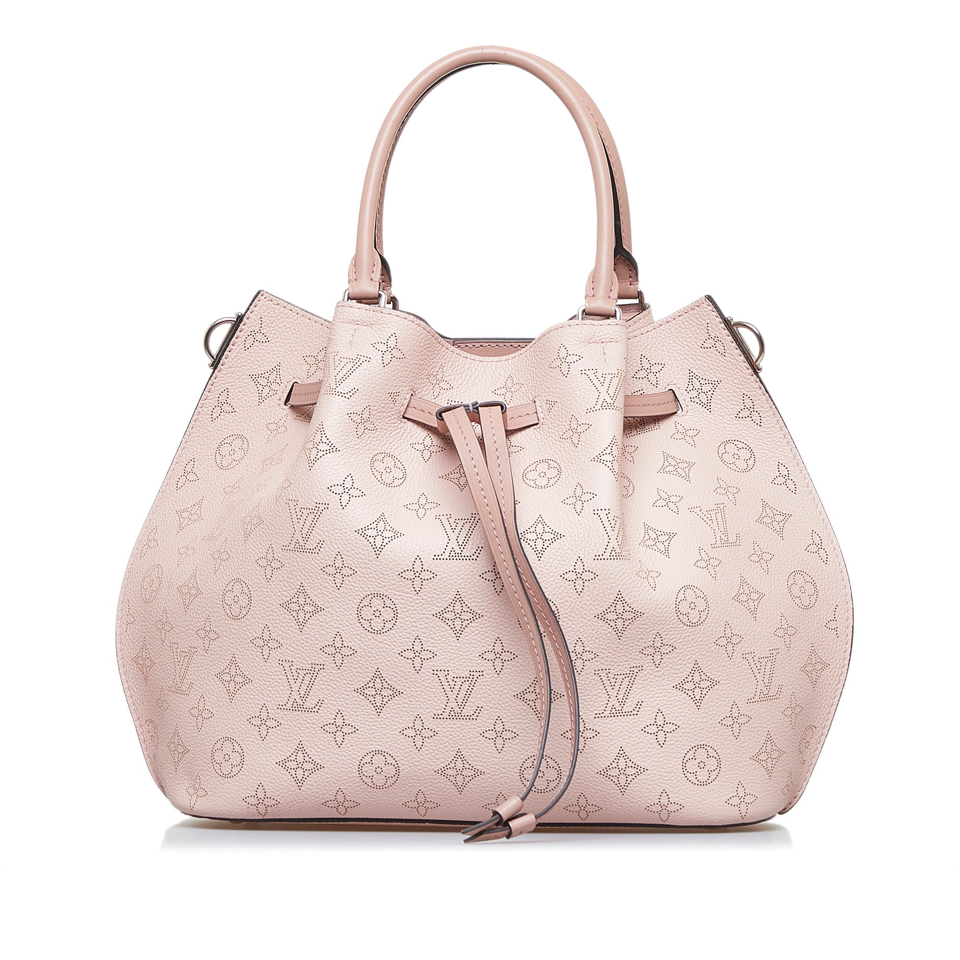 Louis Vuitton Opal Monogram Mahina Leather Girolata Bucket Bag
