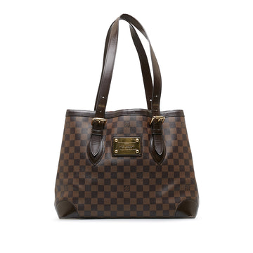 LOUIS VUITTON Damier Ebene Hampstead MM Tote Bag