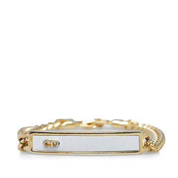 DIOR Logo Plate Bracelet Costume Bracelet