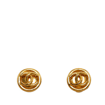 CHANEL CC Clip-On Earrings Costume Earrings