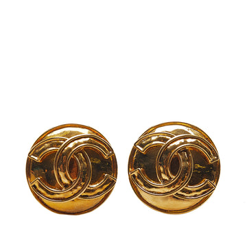 CHANEL CC Clip On Earrings Costume Earrings