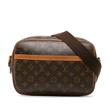 LOUIS VUITTON Monogram Reporter PM Crossbody Bag