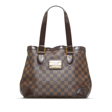 LOUIS VUITTON Damier Ebene Hampstead PM Tote Bag