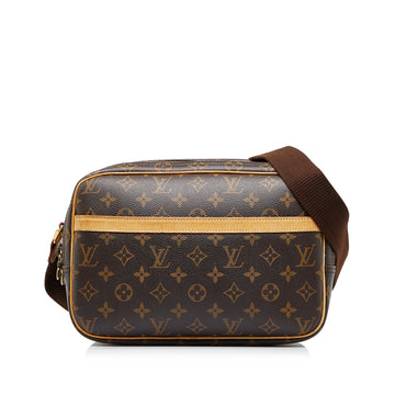 LOUIS VUITTON Monogram Reporter PM Crossbody Bag