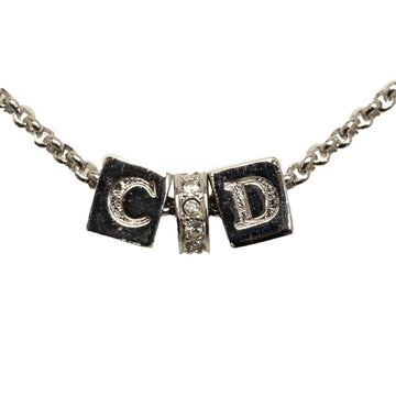 DIOR Cube Pendant Necklace Costume Earrings