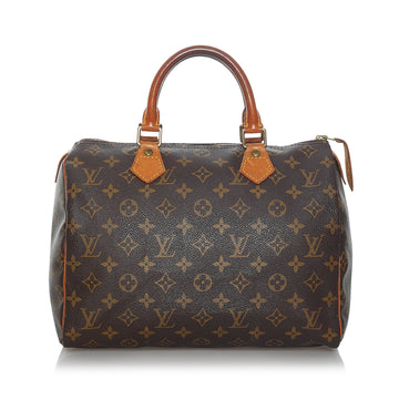 Louis Vuitton Monogram Speedy 30 Boston Bag