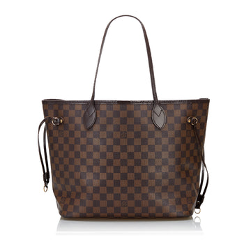 Louis Vuitton Damier Ebene Neverfull MM Tote Bag