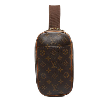 LOUIS VUITTON Monogram Pochette Gange Crossbody Bag